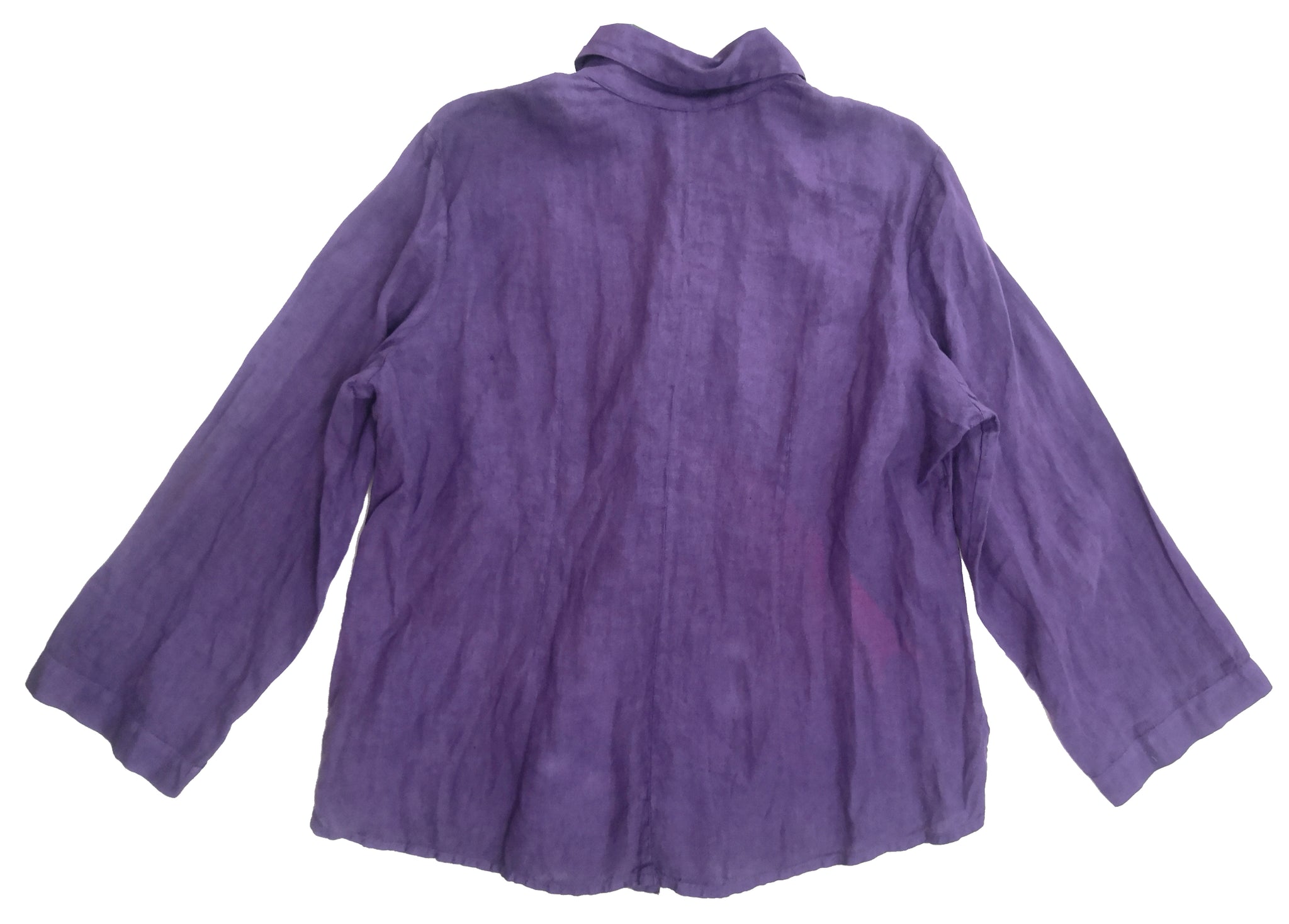 Norma Vintage _violet linen shirt